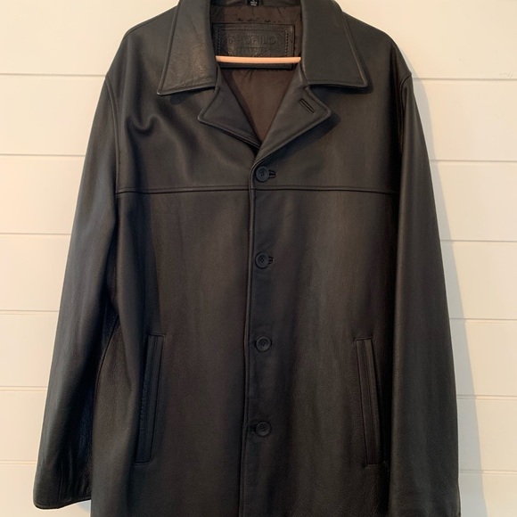 Profilo Classic Leather Jacket - Size L - Picture 2 of 7